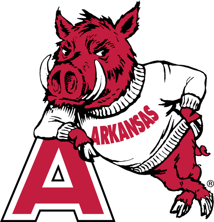 Arkansas Razorbacks 1951-1962 Primary Logo iron on transfers for T-shirts